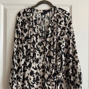 RAILS Tyra Tie-Waist Print Midi-Dress